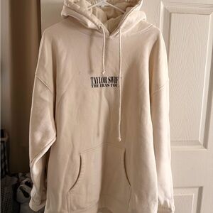 Taylor Swift Cream Hoodie Sweater